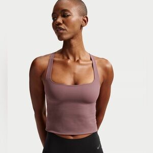 Nike Zenvy- Women's Lightly Padded Sports Bra - Mauve